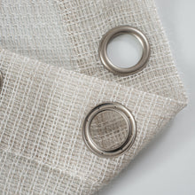 Load image into Gallery viewer, Dainty Home Krystal 3D Mesh Textured Threaded Lurex Designed Sheer Grommet Panel Pair