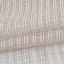 Load image into Gallery viewer, Dainty Home Krystal 3D Mesh Textured Threaded Lurex Designed Sheer Grommet Panel Pair