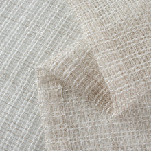 Load image into Gallery viewer, Dainty Home Krystal 3D Mesh Textured Threaded Lurex Designed Sheer Grommet Panel Pair