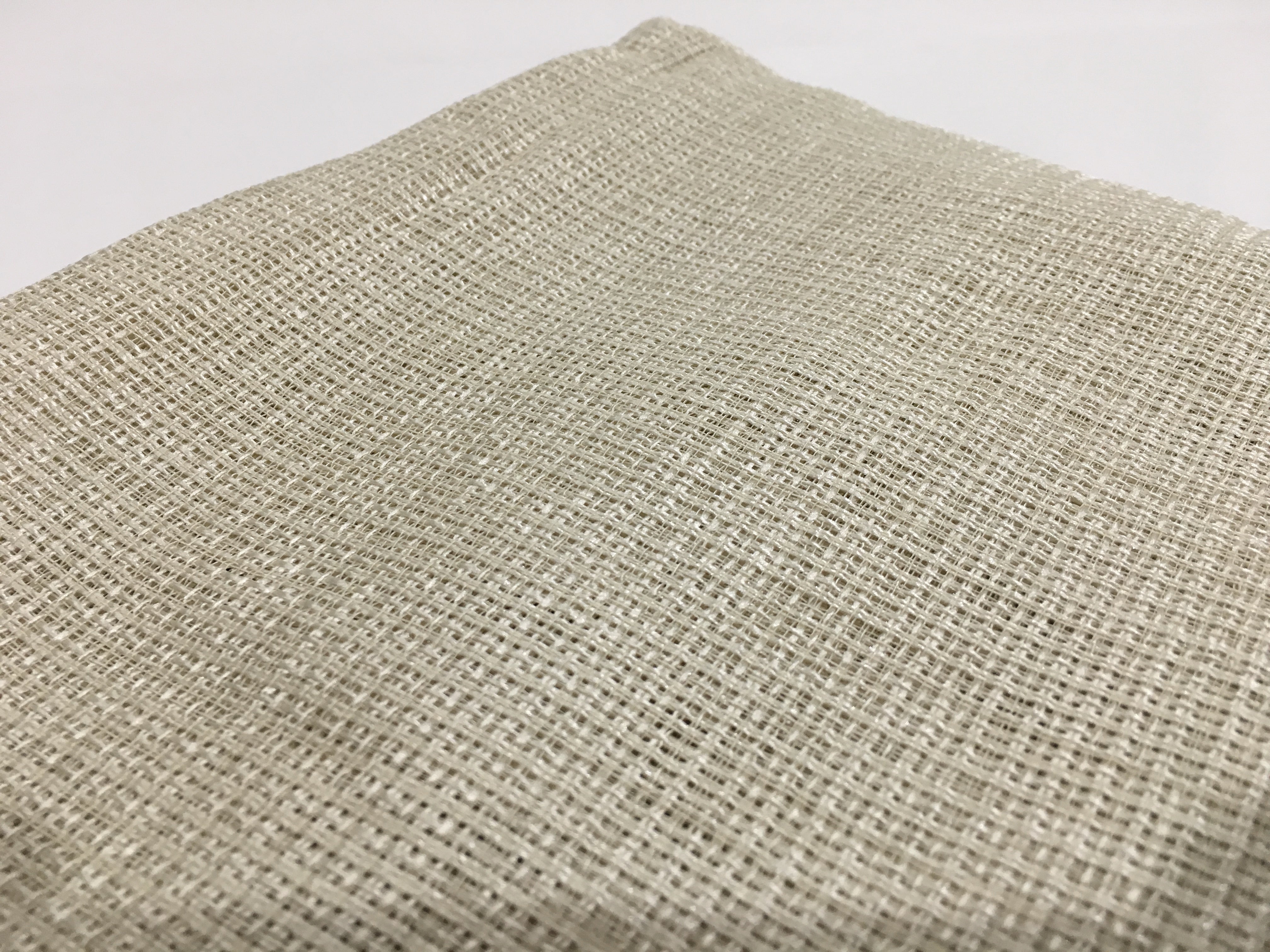 Dainty Home Spectrum Solid Textured Box Weave Designed Fabric Light Filtering Grommet Panel Pair