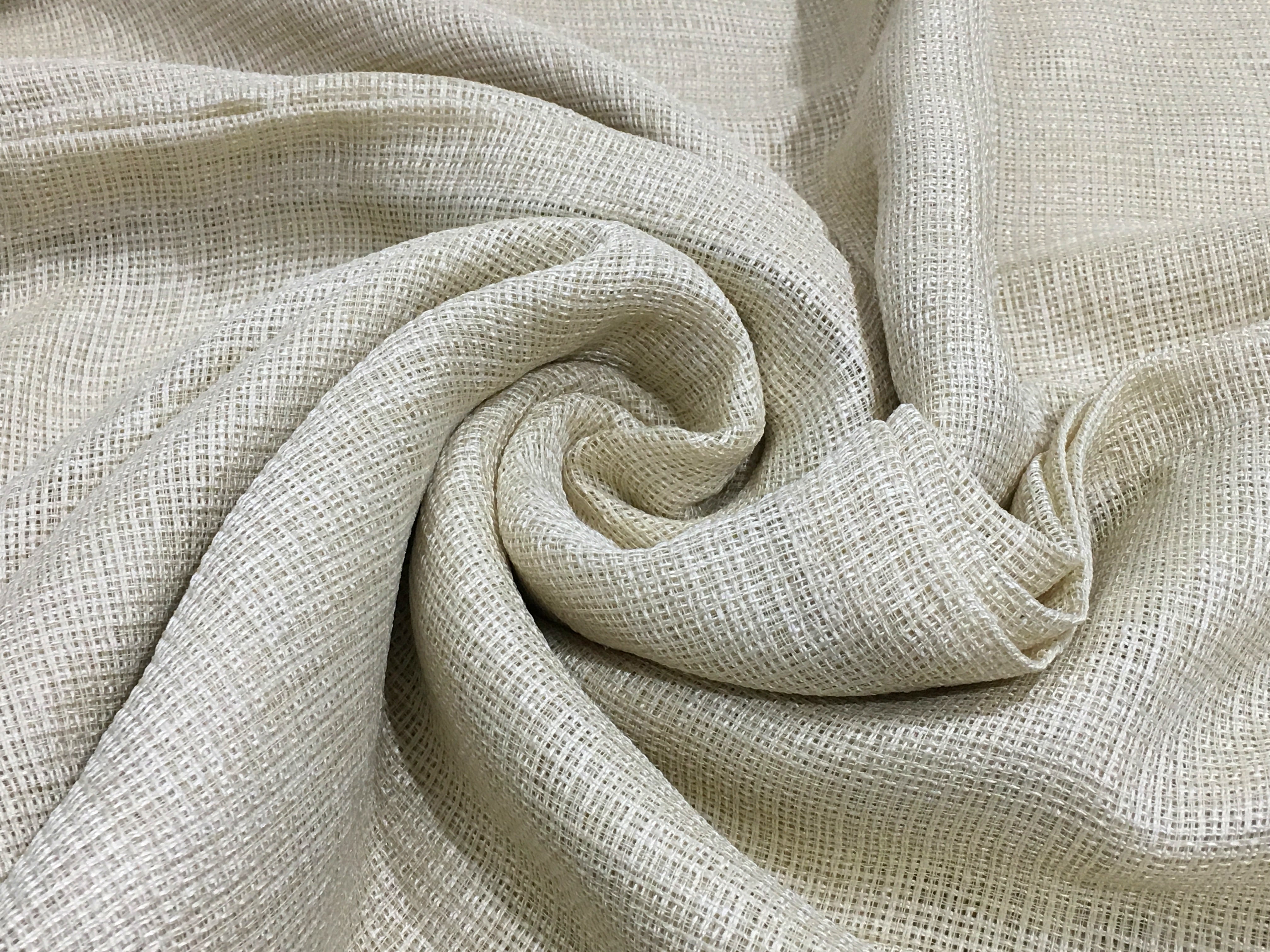 Dainty Home Spectrum Solid Textured Box Weave Designed Fabric Light Filtering Grommet Panel Pair