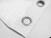 Load image into Gallery viewer, Dainty Home Spectrum Solid Textured Box Weave Designed Fabric Light Filtering Grommet Panel Pair