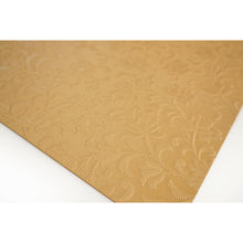 Load image into Gallery viewer, Dainty Home Susan Faux Leather Look Textured Damask Embossed Designed 12" x 18" Rectangle Placemats