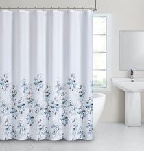 Load image into Gallery viewer, Dainty Home Sweet Garden Printed Fabric 3D Designed Textured Fabric Shower Curtain 70&quot; x 72&quot;
