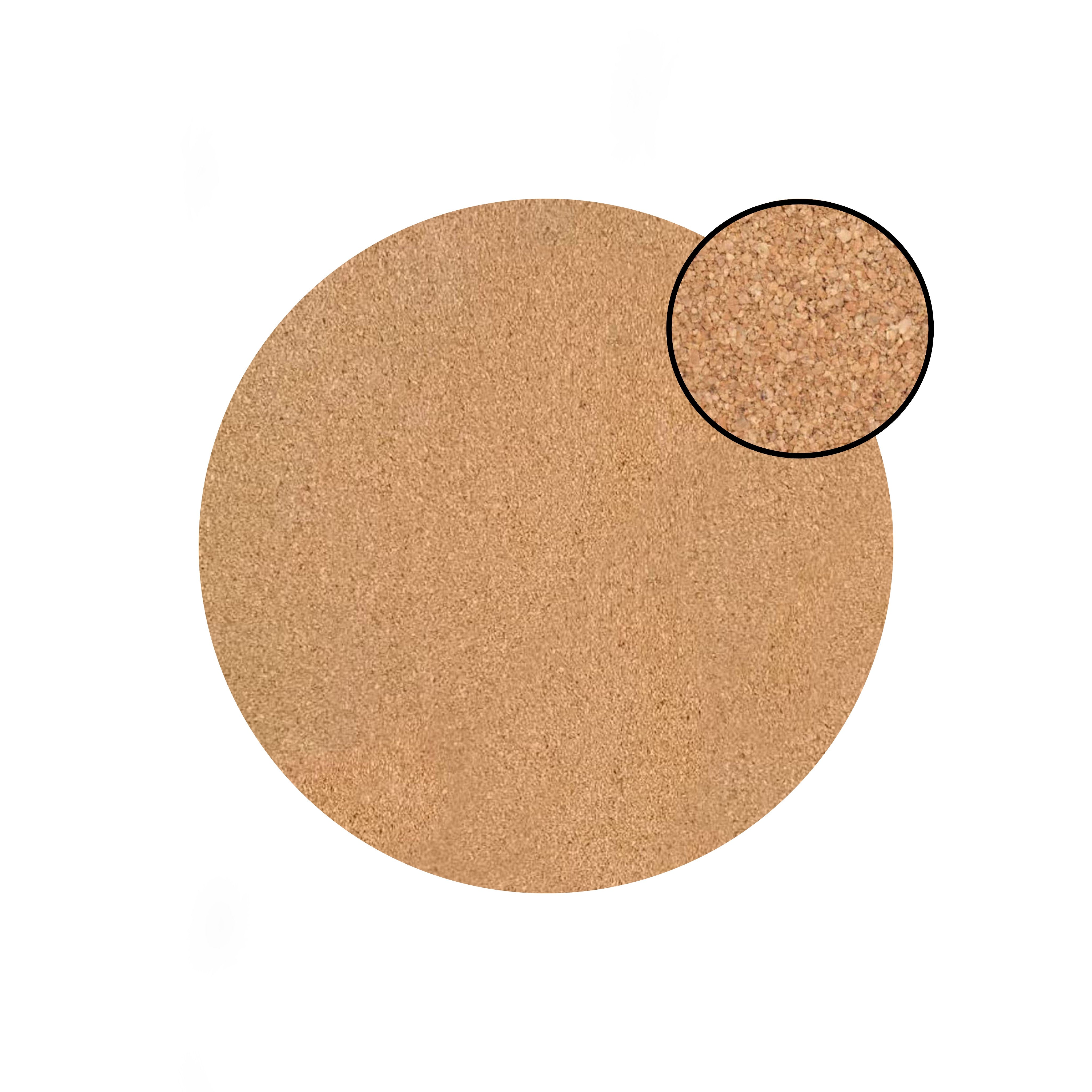 Dainty Home Concentric Foil Printed Geometric Designed Thick Cork Textured 15" x 15" Round Placemats