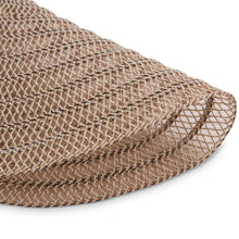 Load image into Gallery viewer, Dainty Home Urban 15&quot; Round Woven Placemats Set of 6 - Durable, Reversible &amp; Non-Slip Table Mats

