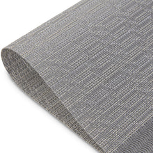 Load image into Gallery viewer, Dainty Home Park Avenue Reversible Woven Vinyl Rectangular Placemats with Metallic Weave, Set of 6
