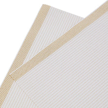 Load image into Gallery viewer, Dainty Home Rodeo Reversible Woven Vinyl Rectangular Placemats with Metallic Weave, Set of 6
