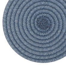 Load image into Gallery viewer, Dainty Home Urban 15&quot; Round Woven Placemats Set of 6 - Durable, Reversible &amp; Non-Slip Table Mats
