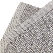 Load image into Gallery viewer, Dainty Home Knotted Boucle Border Reversible Woven Vinyl Rectangular Placemats, Set of 6
