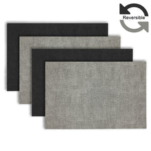 Load image into Gallery viewer, Dainty Home Amalfi Faux Leather Reversible 2 Pattern 12&quot; x 18&quot; Rectangular Placemat Set
