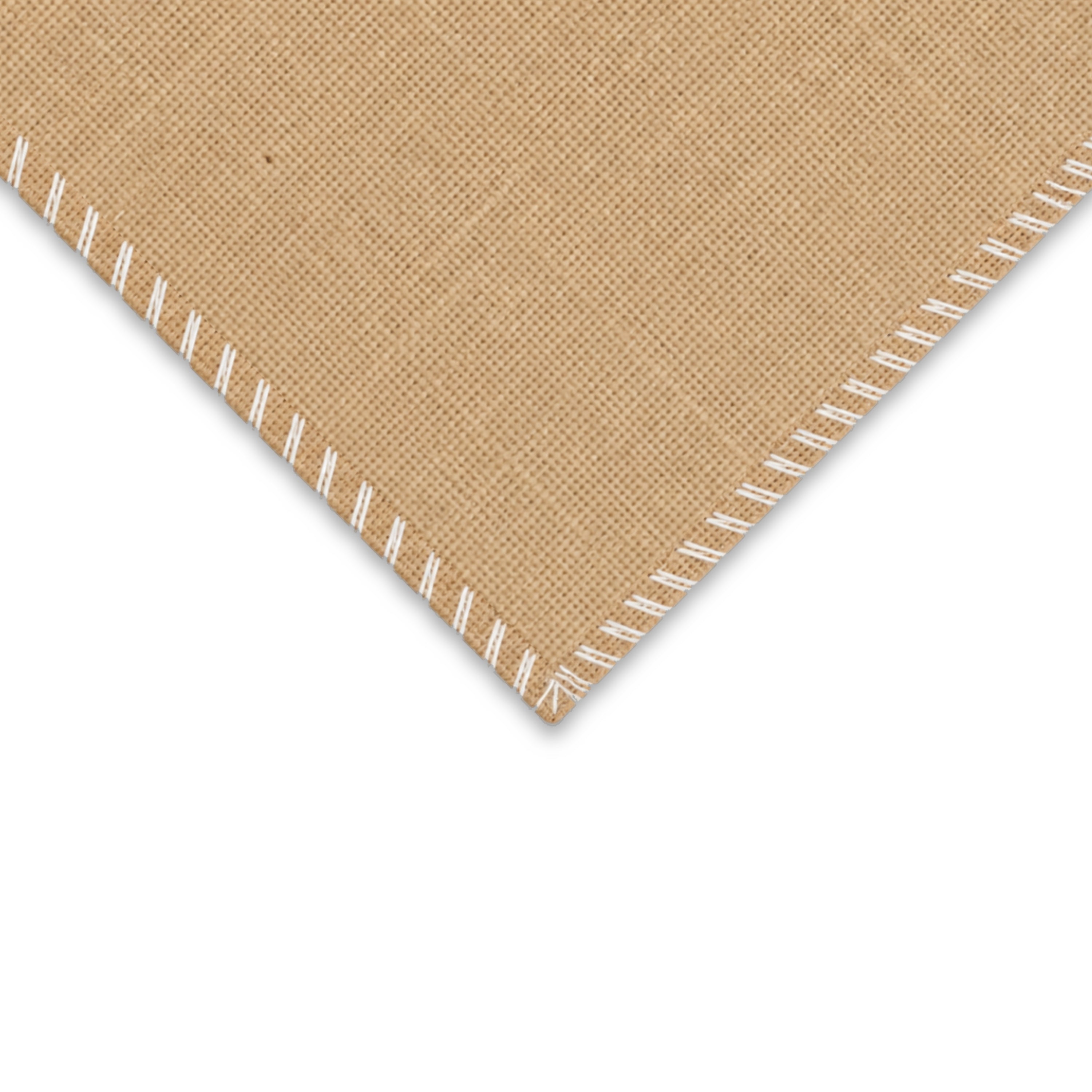 Dainty Home Neves 12" x 18" Rectangular Shaped Natural Jute Placemats Set of 4 - Durable Table Mats