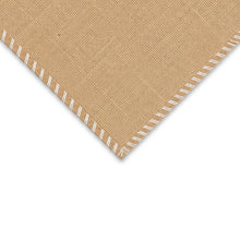 Load image into Gallery viewer, Dainty Home Neves 12" x 18" Rectangular Shaped Natural Jute Placemats Set of 4 - Durable Table Mats
