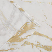 Load image into Gallery viewer, Dainty Home Chloe Linen Textured Metallic Fabric Shower Curtain with 12 Matching Hooks 70" x 72"
