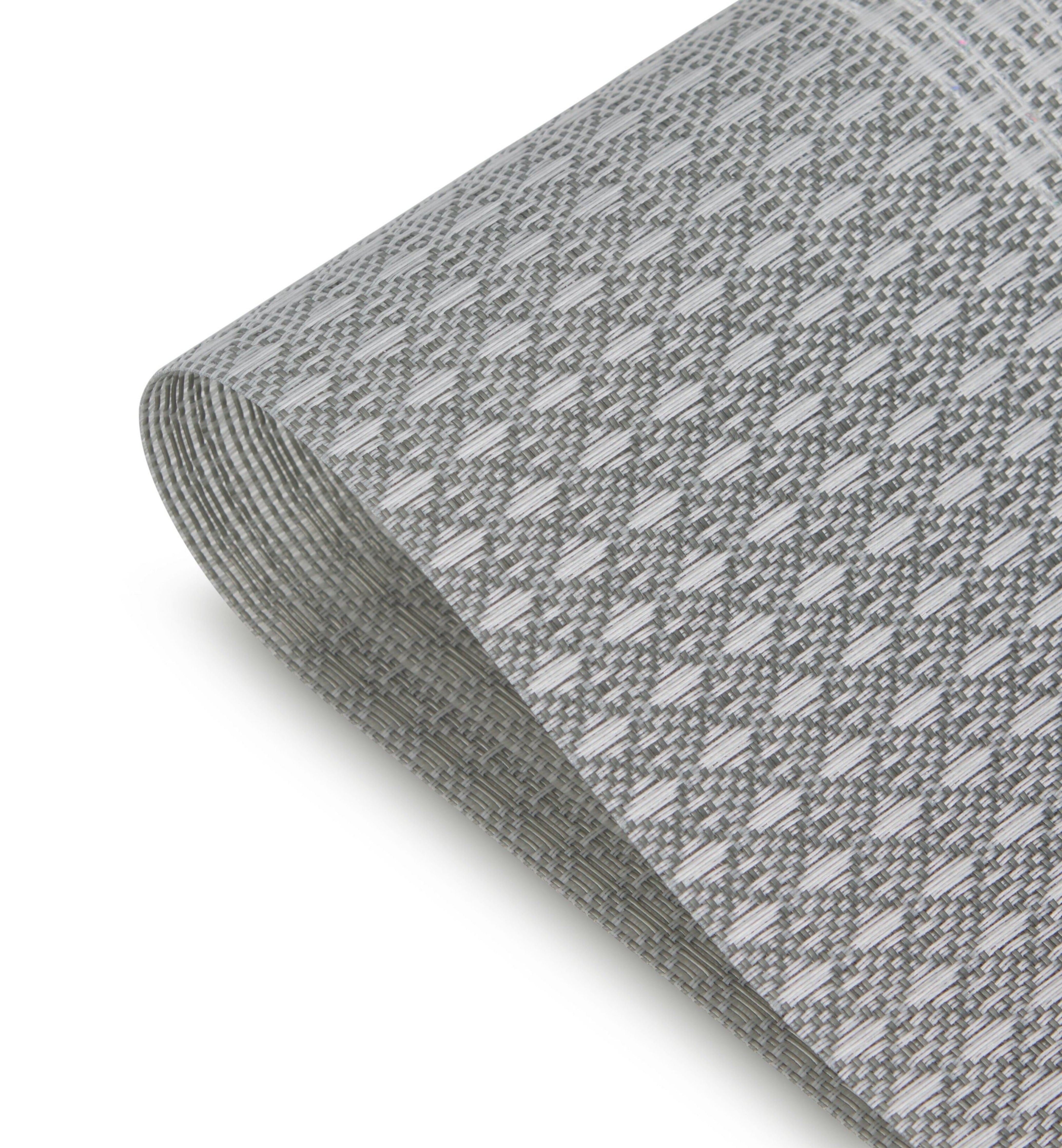 Dainty Home Milan Woven Texteline Textured Design Reversible 12" x 18" Rectangular Placemats Set of 6