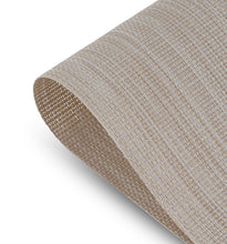 Load image into Gallery viewer, Dainty Home Natural Shimmer Woven Lurex Textilene Crossweave With Embedded Lurex Reversible 13&quot; x 19&quot; Rectangular Placemats

