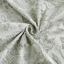 Load image into Gallery viewer, Dainty Home Anais Heavy Sculpted Jacquard Floral Textured Polyester Fabric Shower Curtain, 72" x 72"
