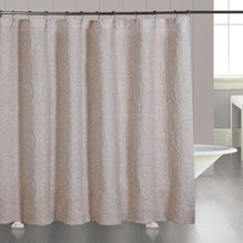 Load image into Gallery viewer, Dainty Home Boheme Medallion Jacquard Textured Soft Polyester Fabric Shower Curtain, 72" x 72"
