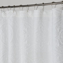 Load image into Gallery viewer, Dainty Home Boheme Medallion Jacquard Textured Soft Polyester Fabric Shower Curtain, 72" x 72"
