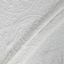 Load image into Gallery viewer, Dainty Home Boheme Medallion Jacquard Textured Soft Polyester Fabric Shower Curtain, 72" x 72"
