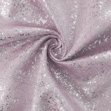 Load image into Gallery viewer, Pink fabric with silver glitter in a swirl pattern
