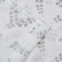 Load image into Gallery viewer, Dainty Home Clarissa Linen Textured Metallic Fabric Shower Curtain with 12 Matching Hooks 70" x 72"
