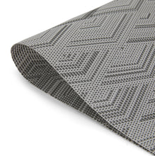 Load image into Gallery viewer, Dainty Home Diamond Woven Textilene Crossweave With Diamond Woven Design Reversible 12&quot; x 18&quot; Rectangular Placemats
