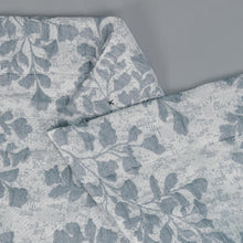 Load image into Gallery viewer, Dainty Home Heather Woven Leaf Jacquard Soft Polyester Textured Fabric Shower Curtain, 72" x 72"
