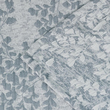 Load image into Gallery viewer, Dainty Home Heather Woven Leaf Jacquard Soft Polyester Textured Fabric Shower Curtain, 72" x 72"
