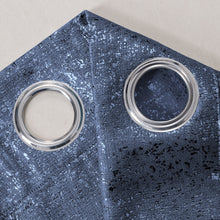 Load image into Gallery viewer, Dainty Home Artistic 3D Lurex Textured Thermal Insulated Blackout Grommet Panel Pair
