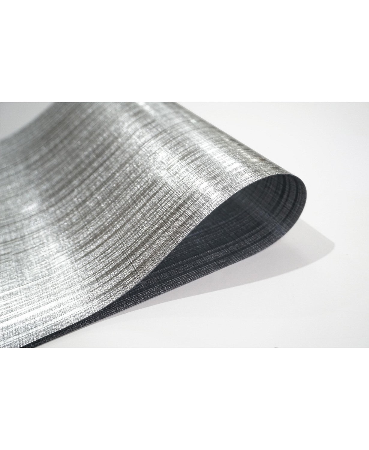Dainty Home Reversible Emery Smooth Metallic Stripes 12" x 18" Placemats - Set of 4