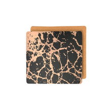 Load image into Gallery viewer, Dainty Home Marble Cork Foil Printed Marble Granite Designed Thick Cork Textured 15&quot; x 15&quot; Square Placemats
