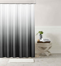 Load image into Gallery viewer, Dainty Home Shades Printed Fabric 3D Textured Gradient Colors Ombre Designed Fabric Shower Curtain 70&quot; x 72&quot;
