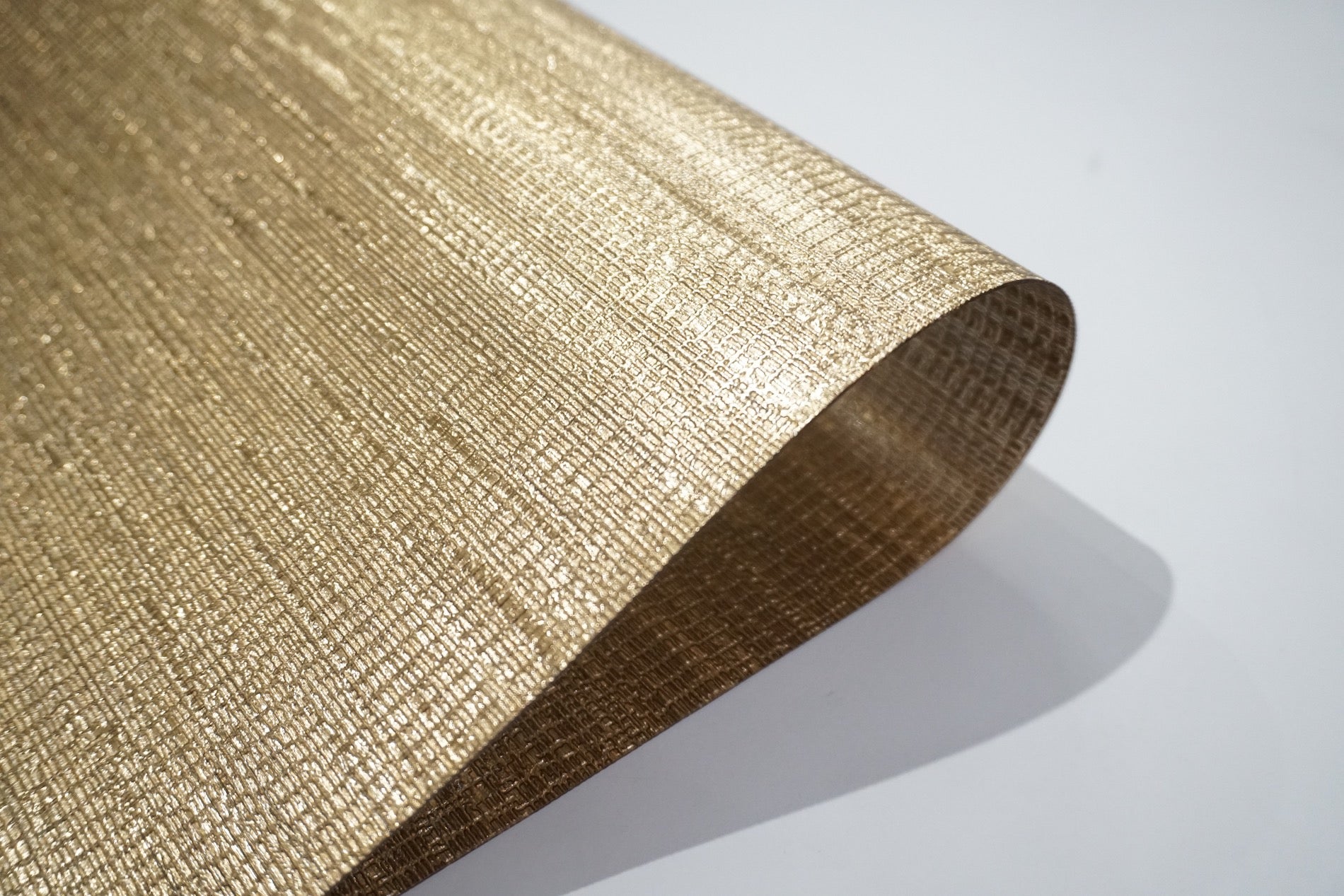 Dainty Home Metallic Galaxy Vinyl Smooth Linear Striped Textured Reversible 12" x 18" Rectangular Placemats