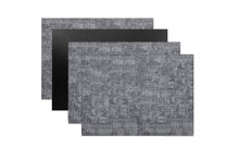 Load image into Gallery viewer, Dainty Home Amalfi Faux Leather Reversible 2 Pattern 12&quot; x 18&quot; Rectangular Placemat Set
