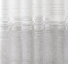 Load image into Gallery viewer, Dainty Home Linea 3D Ombre Textured Weaved Linen Look Striped Designed Fabric Shower Curtain
