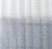 Load image into Gallery viewer, Dainty Home Linea 3D Ombre Textured Weaved Linen Look Striped Designed Fabric Shower Curtain
