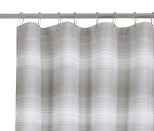 Load image into Gallery viewer, Dainty Home Mirage Micro Plaid Striped Waffle Weave Fabric Shower Curtain
