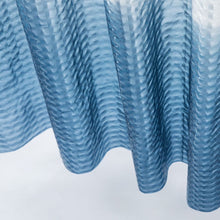 Load image into Gallery viewer, Dainty Home Mist 3D Eco-Friendly Embossed Textured Striped Ombre Checkers Designed Shower Curtain Liner
