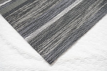 Load image into Gallery viewer, Dainty Home Multistripes Woven Textilene Crossweave With Textured Geometric Stripe Pattern Reversible 13&quot; x 19&quot; Rectangular Placemats

