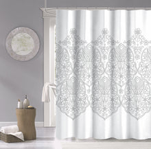 Load image into Gallery viewer, Dainty Home 100% Cotton Printed Palace Designed 70&quot; x 72&quot; Shower Curtain
