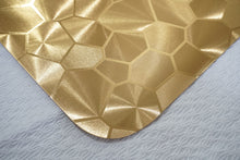 Load image into Gallery viewer, Dainty Home Metallic Water Cube Vinyl Cube Look Textured Reversible 12&quot; x 18&quot; Rectangular Placemats
