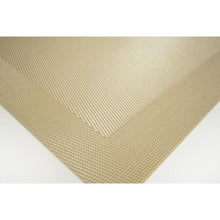 Load image into Gallery viewer, Dainty Home Napa Woven Textilene Crossweave With Solid Geometric Pattern Reversible 12&quot; x 18&quot; Rectangular Placemat
