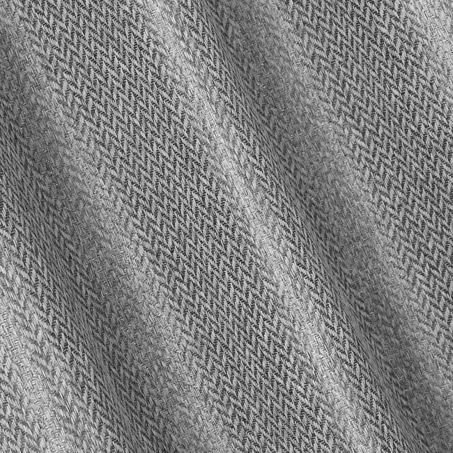 Dainty Home Boston Woven Herringbone Textured Thermal Insulated Blackout Grommet Panel Pair