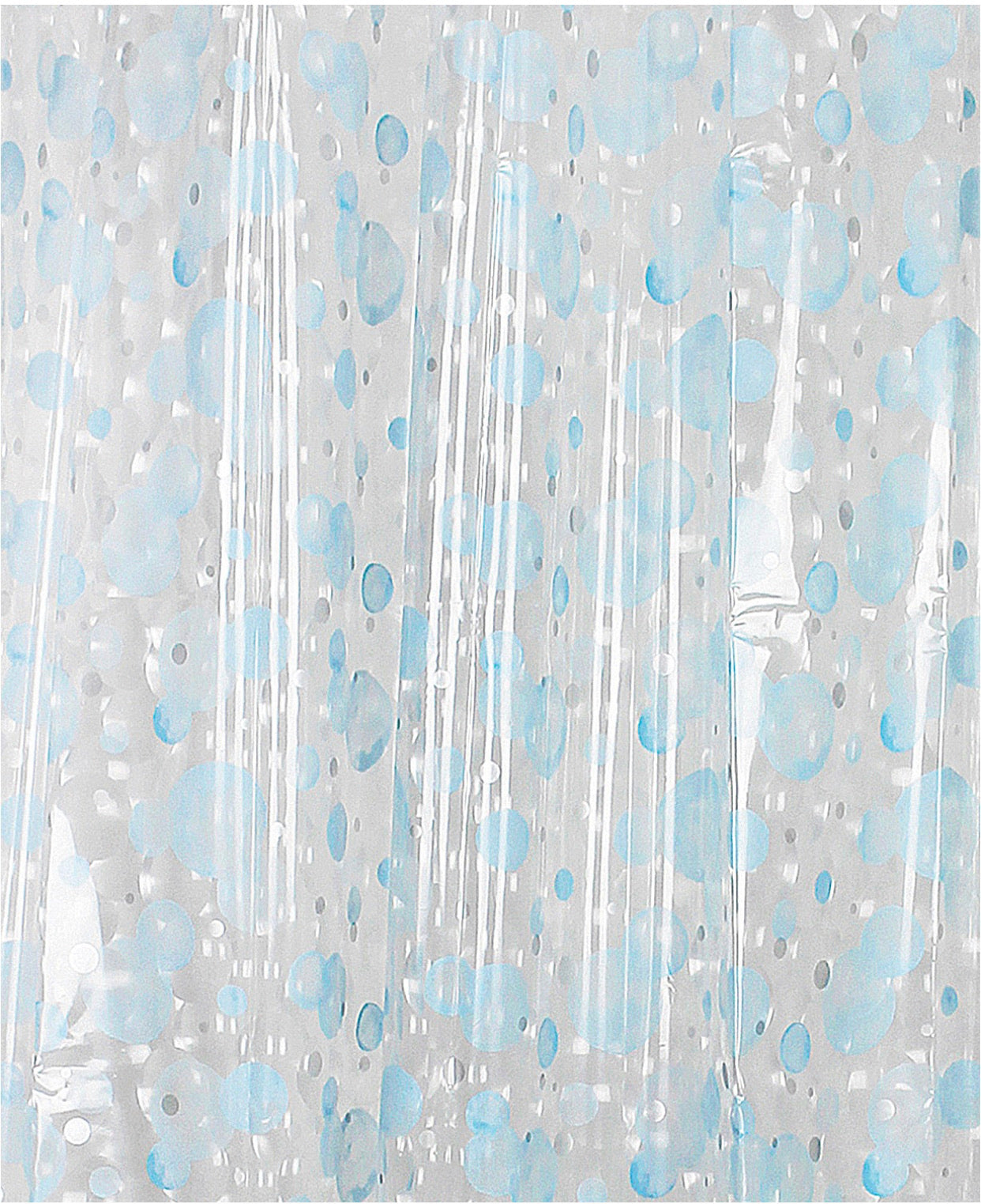 Dainty Home Bubbles 3D Eco-Friendly Embossed Textured Bubble Designed Shower Curtain Liner