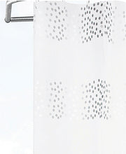 Load image into Gallery viewer, Dainty Home Stripe Dot 3D Eco-Friendly Embossed Textured Geometric Designed Shower Curtain Liner
