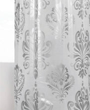 Load image into Gallery viewer, Dainty Home Majesty 3D Eco-Friendly Embossed Textured Damask Designed Shower Curtain Liner
